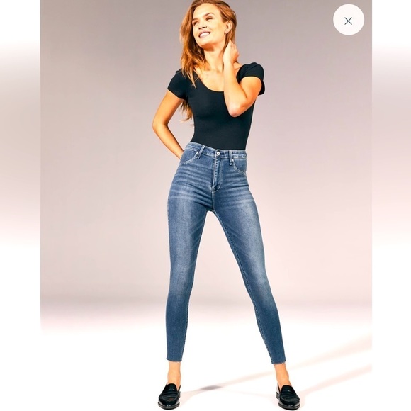 ABERCROMBIE + FITCH Women’s High Rise Jean Legging SUPER SOFT and Stretchy! - Picture 1 of 10